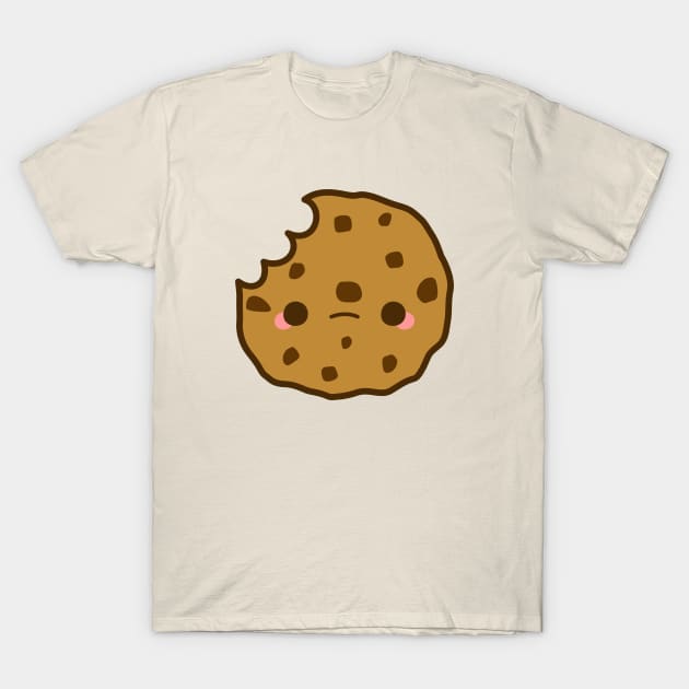 Cute yummy biscuit-chocolate chip cookie T-Shirt by peppermintpopuk